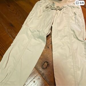 Beige Casual Pants
